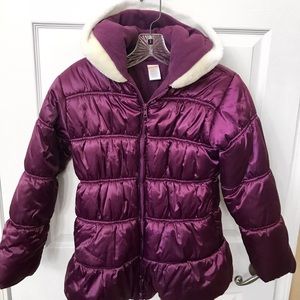Dark Purple/Magenta Puffer Jacket